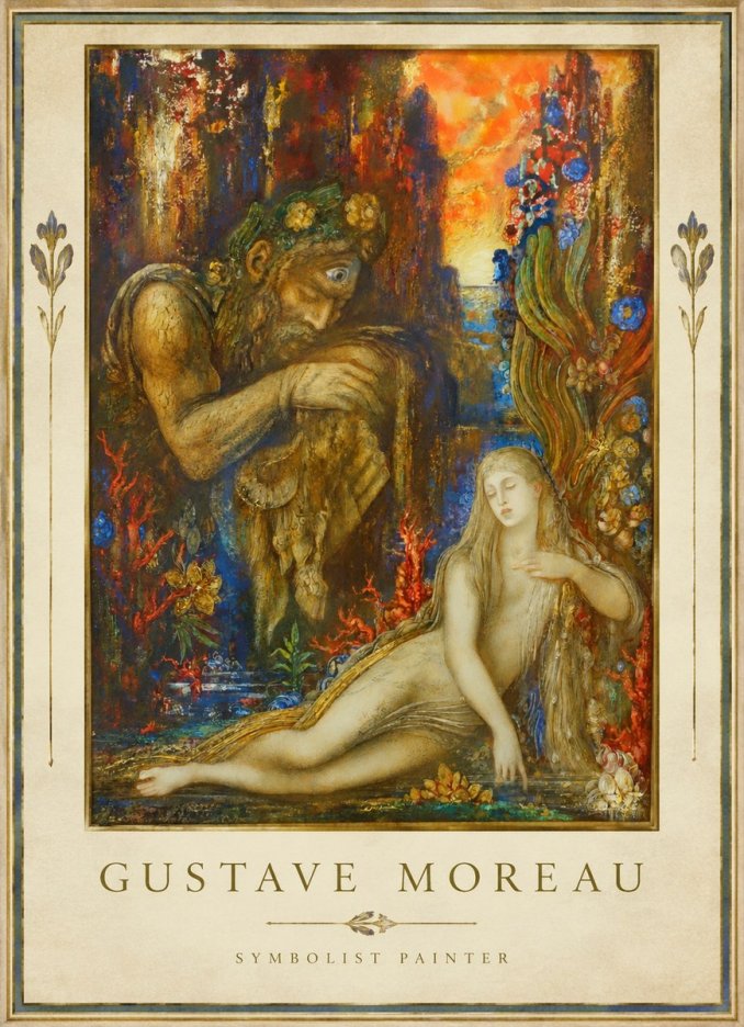 Gustave Moreau Galatea I No1 - Affiche