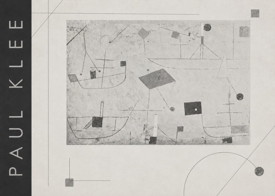 Paul Klee Seascape with Boats No2 - Affiche