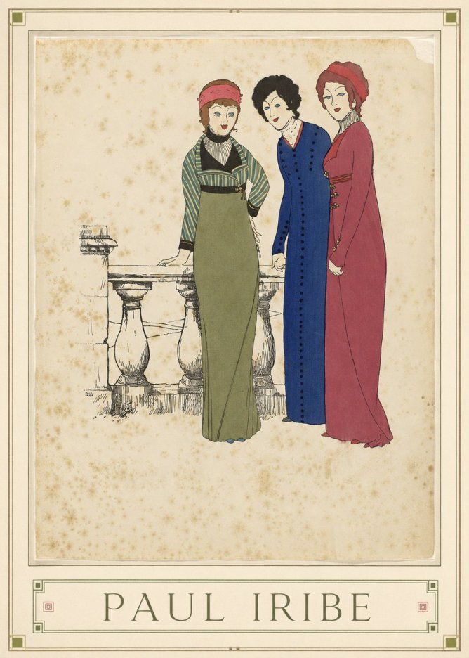 Paul Iribe Fashionable Ladies No1 - Affiche
