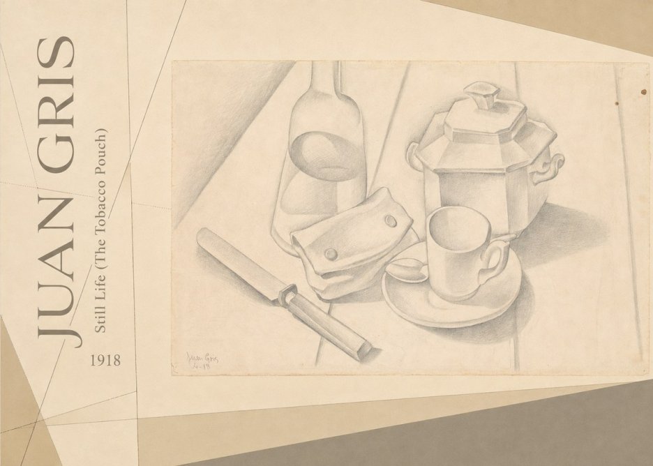 Juan Gris Still Life (the Tobacco Pouch) No5 - Affiche