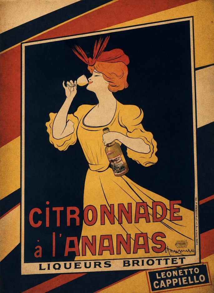 Leonetto Cappiello Citronnade À L'ananas No3 - Affiche