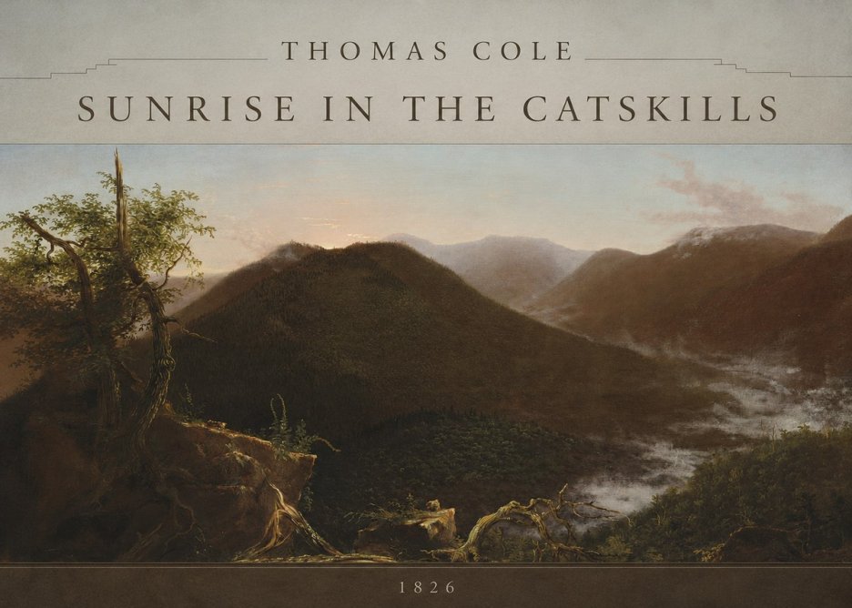Thomas Cole Sunrise in the Catskills I No6 - Affiche