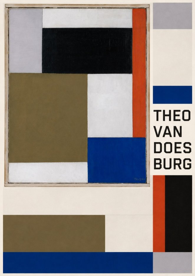 Theo van Doesburg Composition Xxii No2 - Affiche