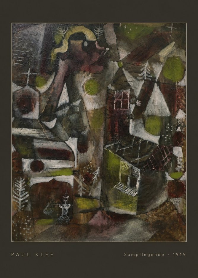 Paul Klee Sumpflegende II No5 - Affiche