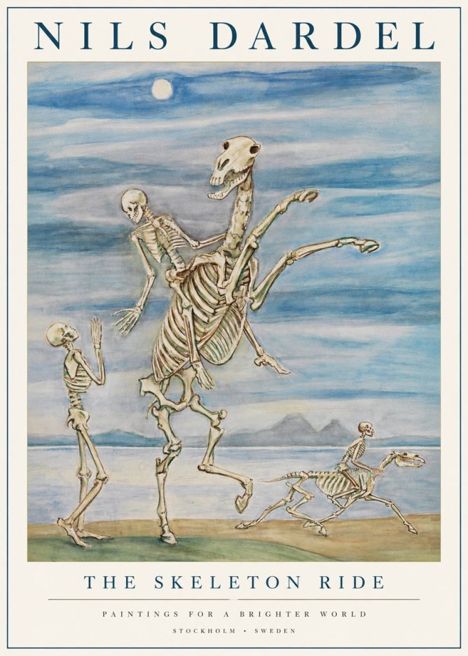 Nils Dardel The Dancer No2 - Affiche