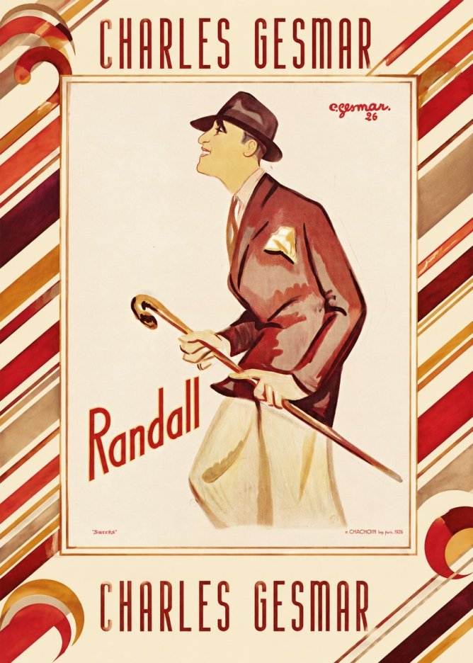 Charles Gesmar Randall I No4 - Affiche
