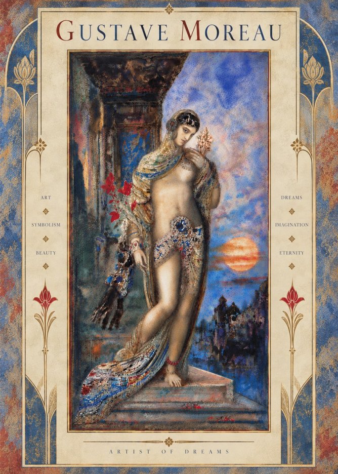 Gustave Moreau Salomé I No6 - Affiche