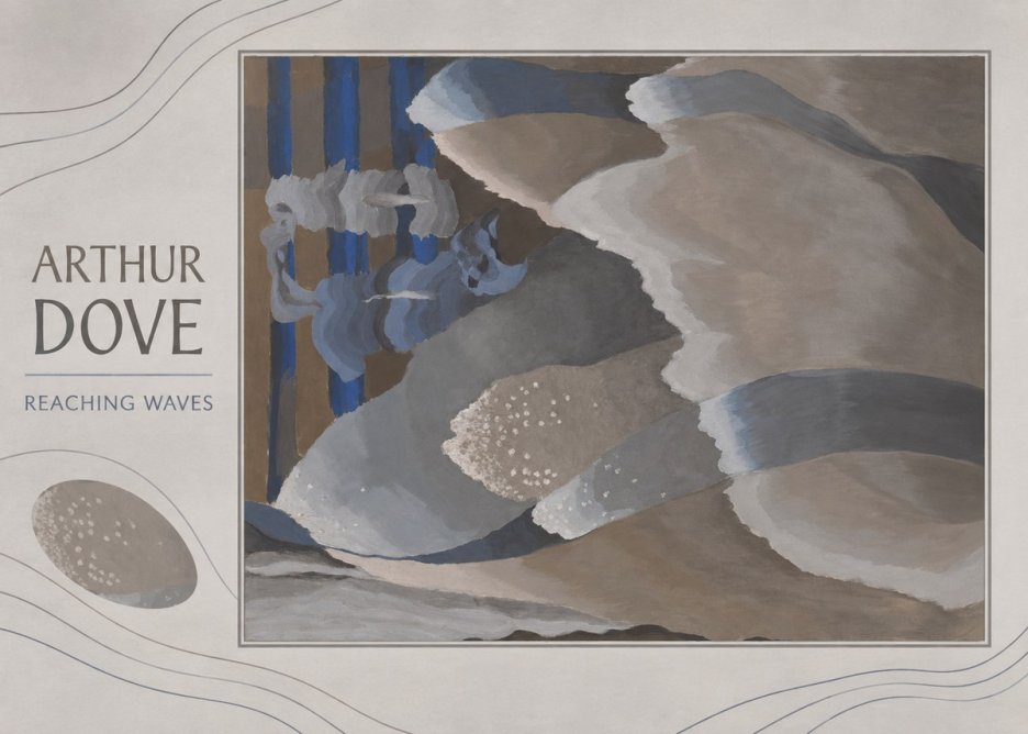 Arthur Dove Reaching Waves No3 - Affiche