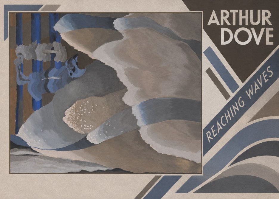Arthur Dove Reaching Waves No4 - Affiche