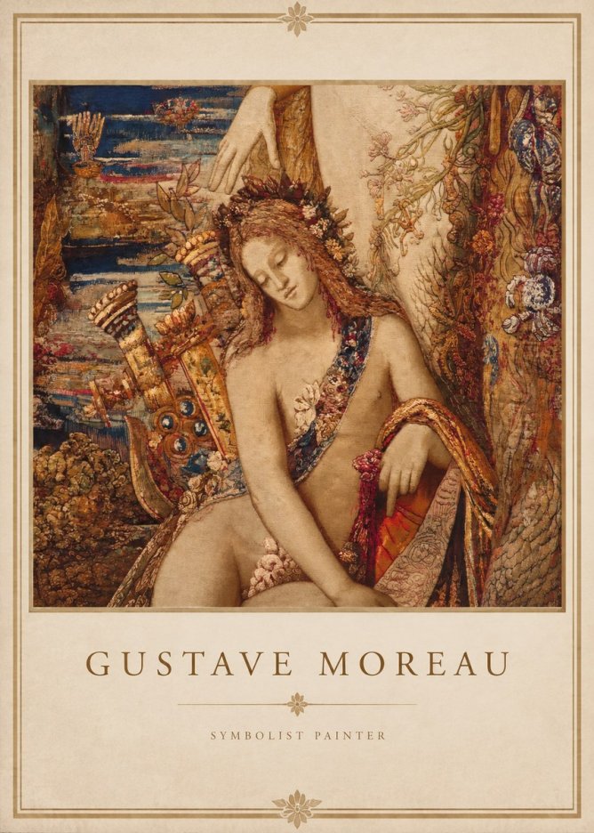 Gustave Moreau Jupiter and Semele II No1 - Affiche