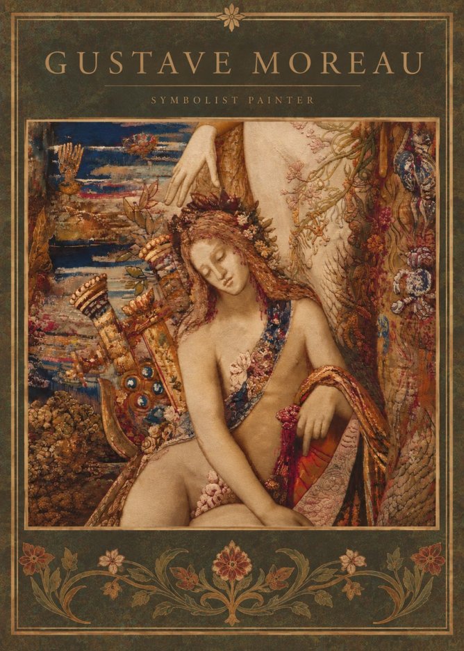 Gustave Moreau Jupiter and Semele II No4 - Affiche