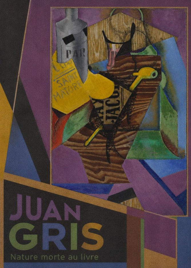 Juan Gris Nature Morte Au Livre No2 - Affiche