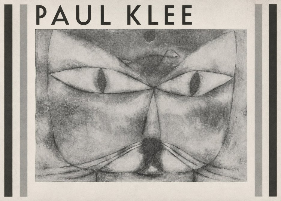 Paul Klee Cat and Bird No1 - Affiche