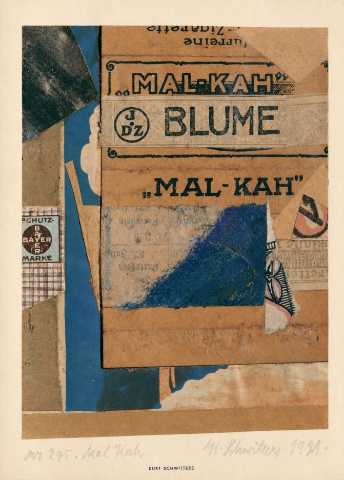 Kurt Schwitters Mal Kah No6 - Affiche