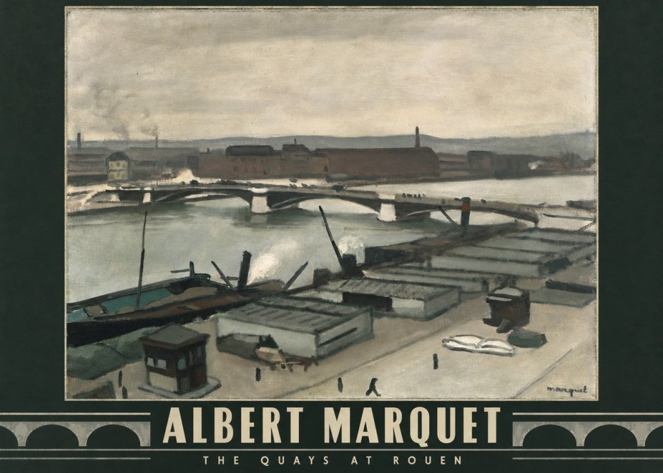 Albert Marquet The Quays at Rouen No4 - Affiche