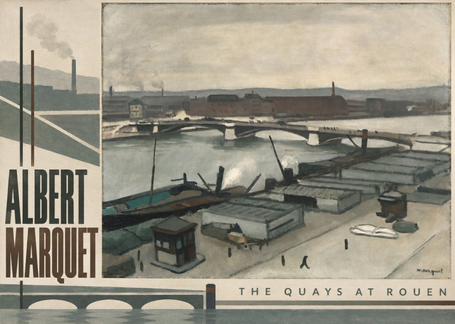 Albert Marquet The Quays at Rouen No5 - Affiche