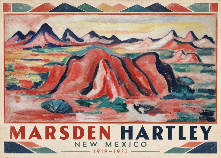 Marsden Hartley New Mexico No1 - Affiche