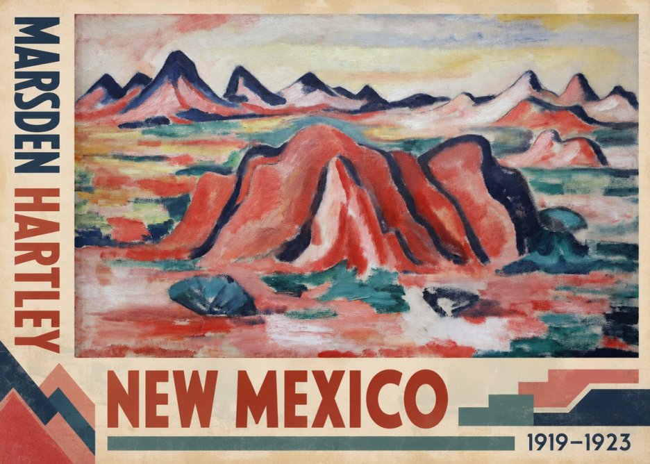 Marsden Hartley New Mexico No2 - Affiche