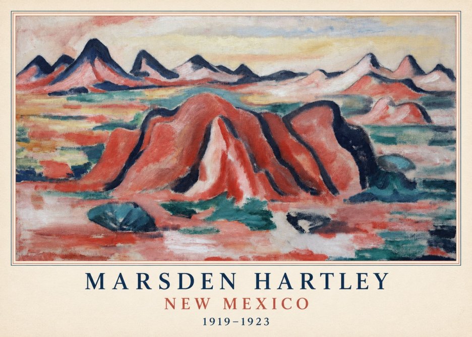 Marsden Hartley New Mexico No3 - Affiche