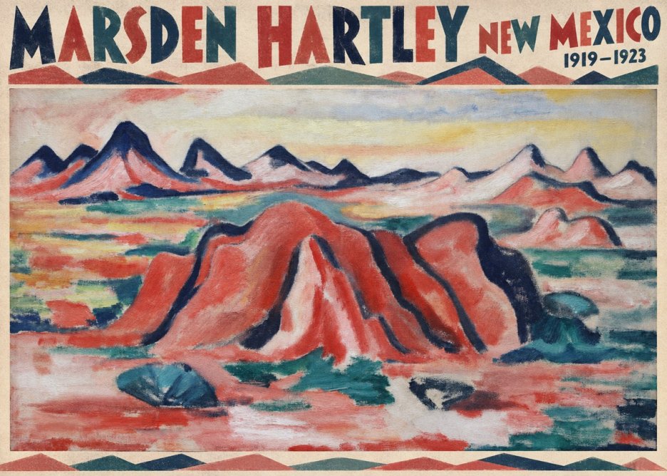 Marsden Hartley New Mexico No4 - Affiche