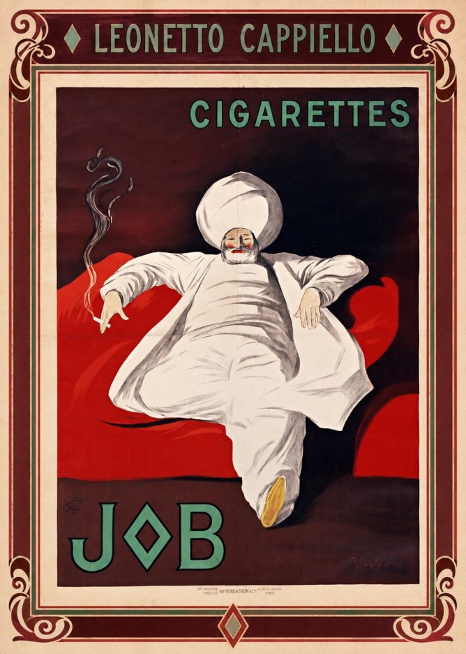 Leonetto Cappiello Job Cigarettes No1 - Affiche