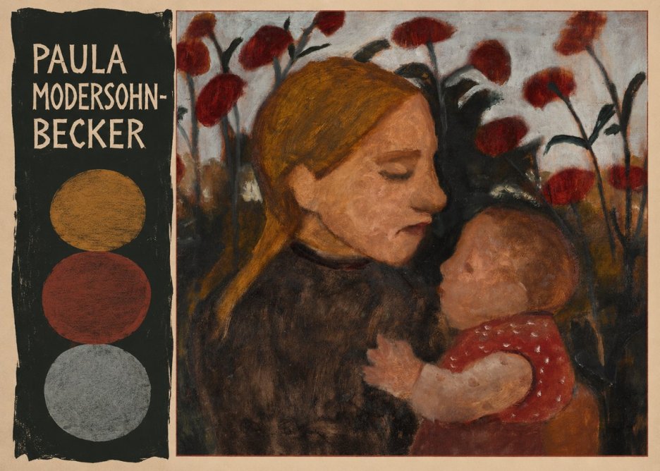 Paula Modersohn-Becker Mother and Child No5 - Affiche