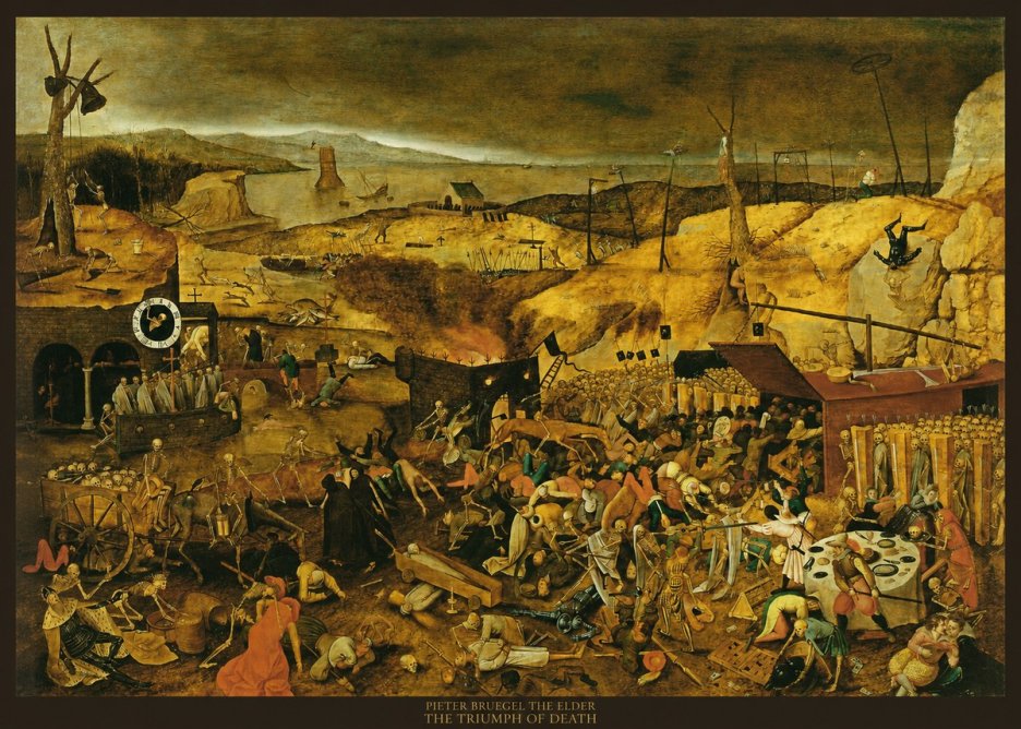 Pieter Bruegel The Triumph of Death I No6 - Affiche