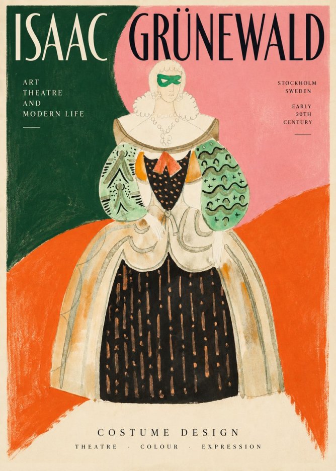Isaac Grünewald Costume for the Theatre No2 - Affiche
