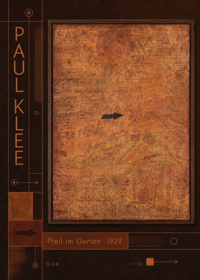 Paul Klee Pfeil Im Garten No2 - Affiche