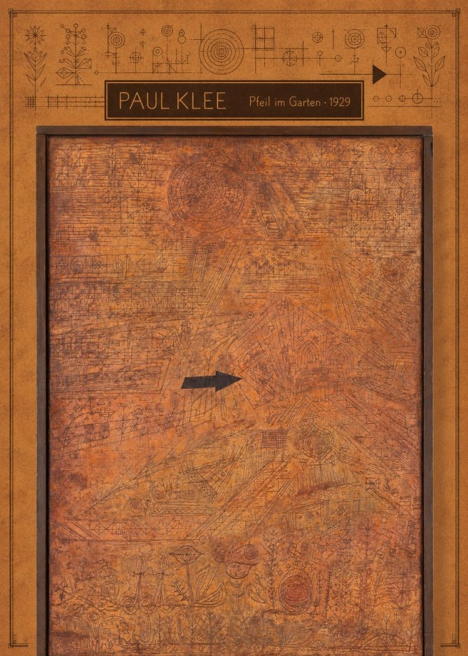 Paul Klee Pfeil Im Garten No6 - Affiche
