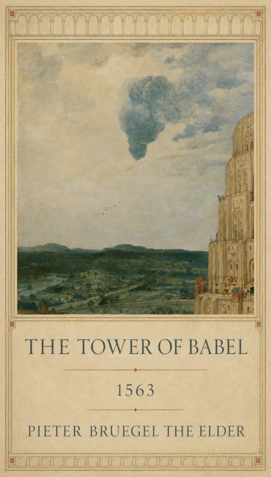 Pieter Bruegel The Tower of Babel VIII No1 - Affiche
