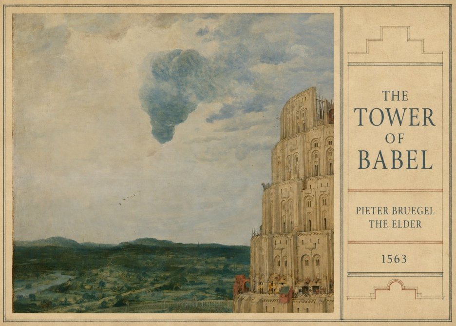 Pieter Bruegel The Tower of Babel VIII No3 - Affiche
