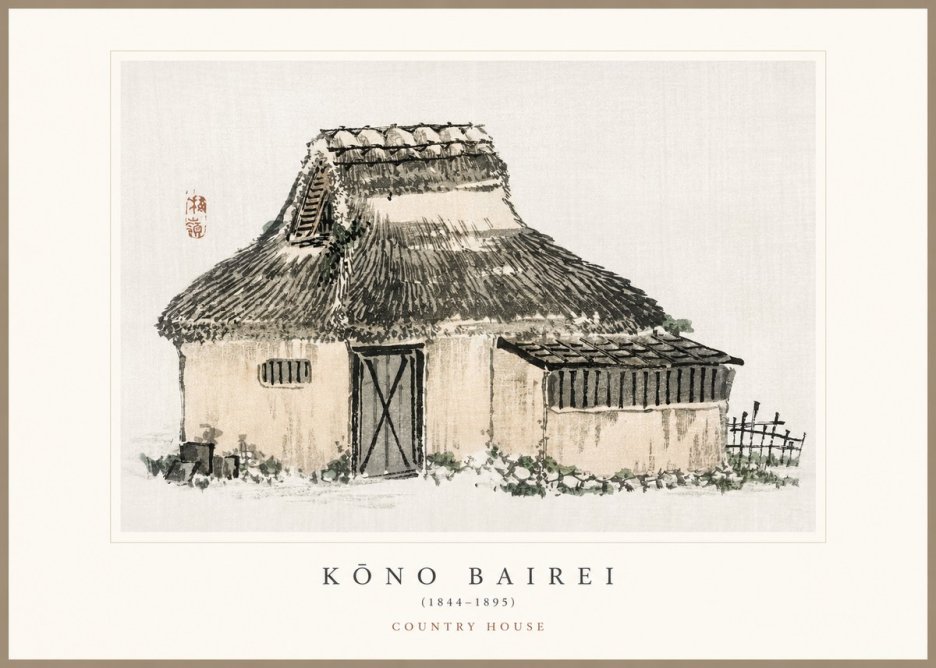 Kōno Bairei Country House No1 - Affiche