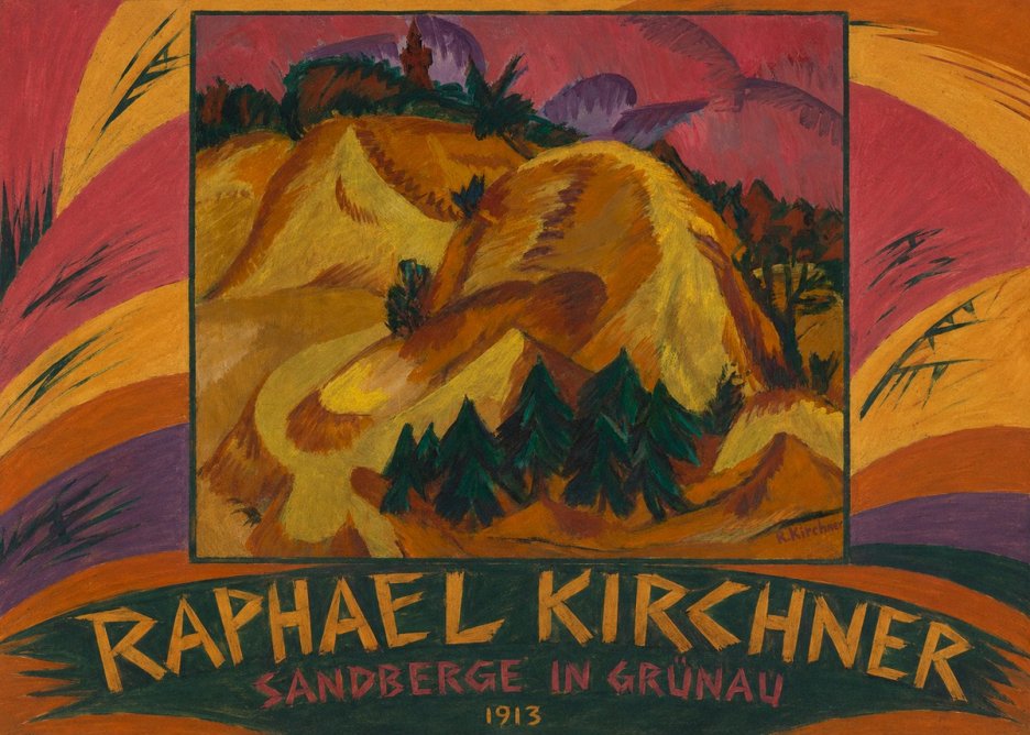Raphael Kirchner Sandberge in Grünau No2 - Affiche