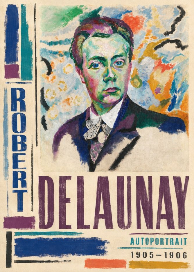 Robert Delaunay Autoportrait No4 - Affiche