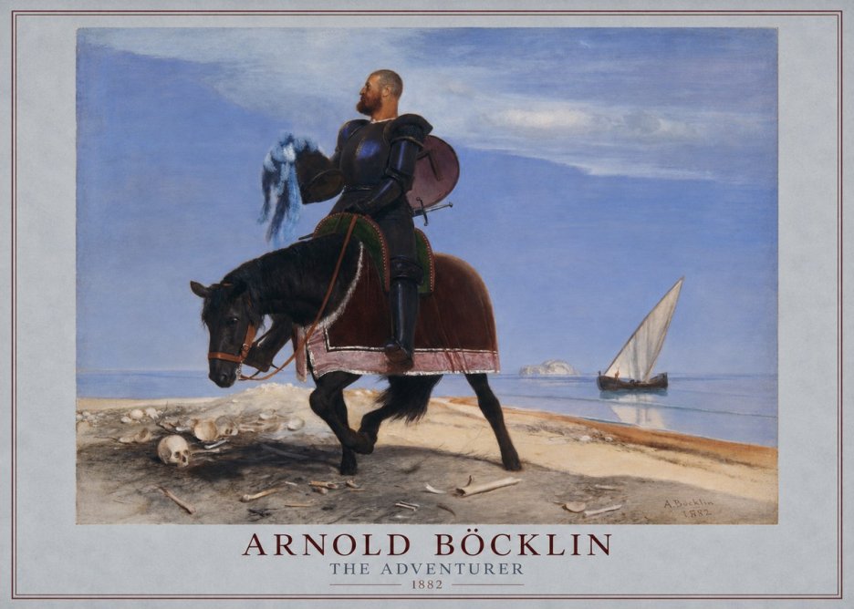 Arnold Böcklin The Adventurer No1 - Affiche