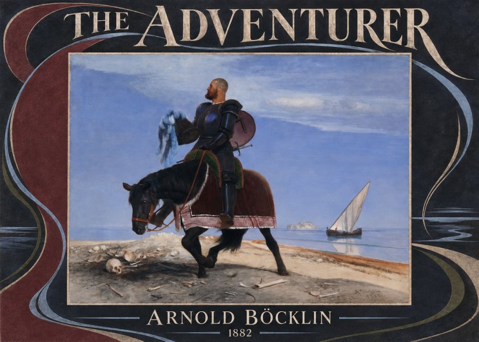 Arnold Böcklin The Adventurer No6 - Affiche
