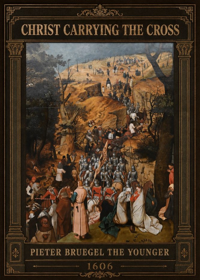Pieter Bruegel Christ Carrying the Cross I No2 - Affiche