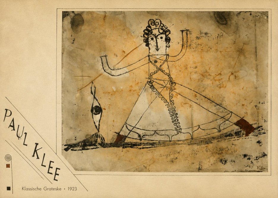 Paul Klee Klassische Groteske No3 - Affiche