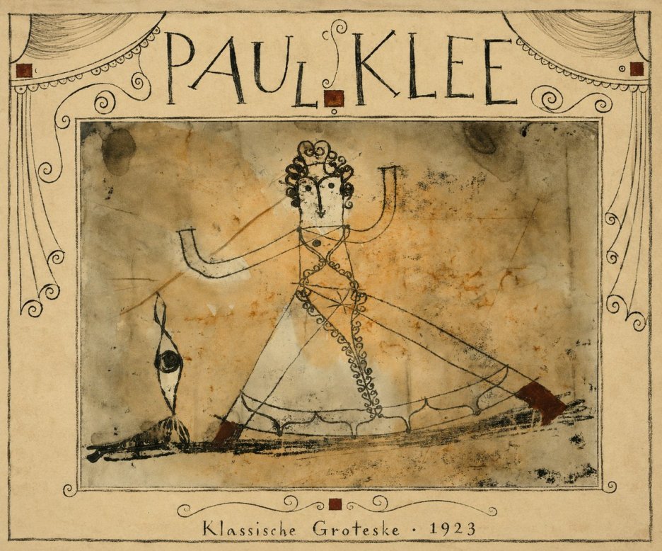 Paul Klee Klassische Groteske No6 - Affiche