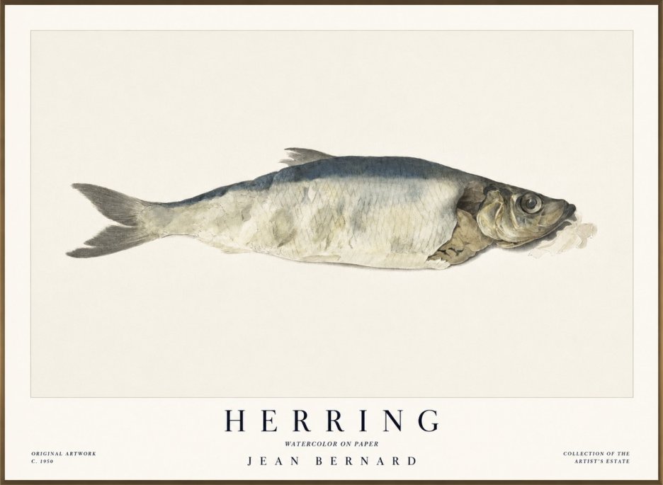 Jean Bernard Herring No1 - Affiche