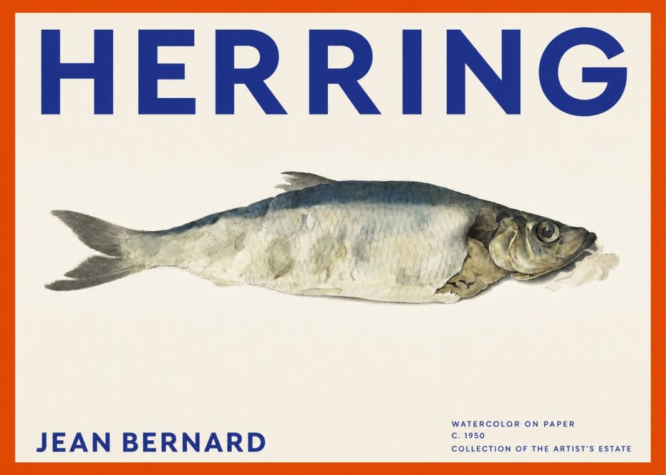 Jean Bernard Herring No2 - Affiche