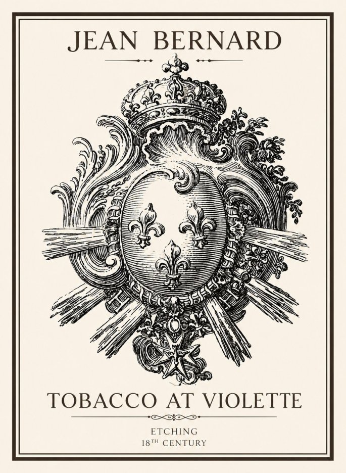 Jean Bernard Tobacco at Violette No1 - Affiche