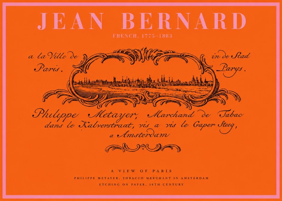 Jean Bernard A View of Paris No2 - Affiche
