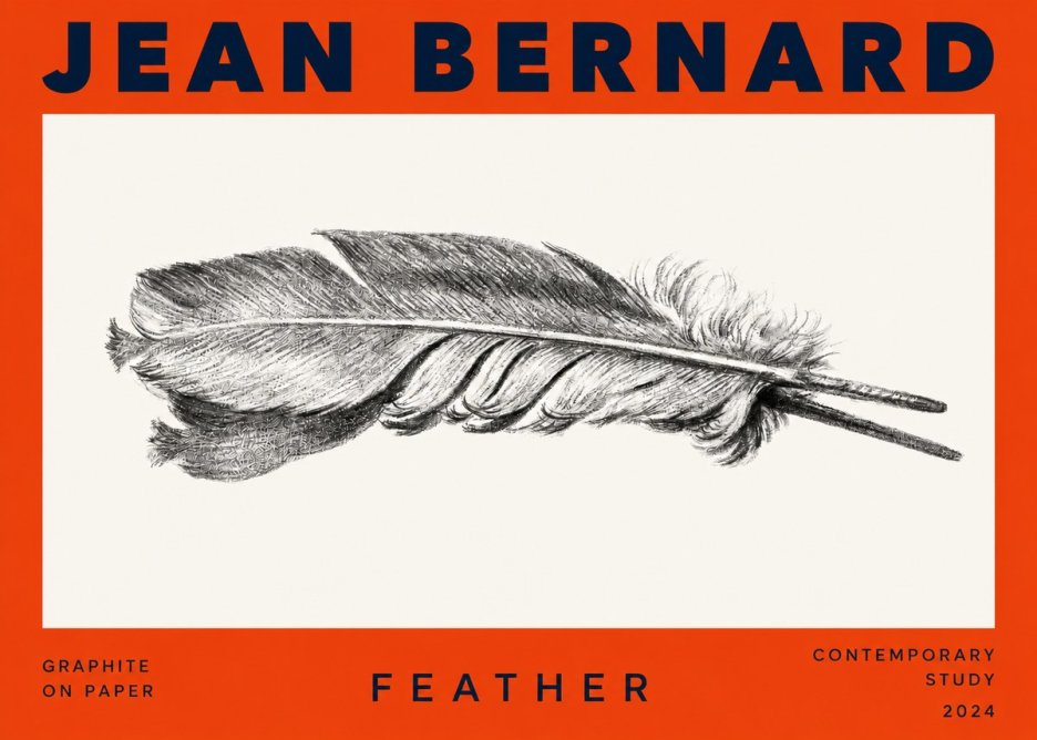 Jean Bernard Feather No2 - Affiche