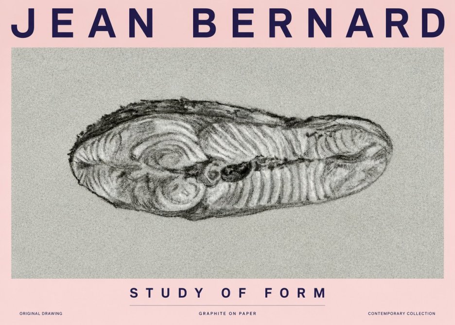 Jean Bernard Study of Form I No3 - Affiche