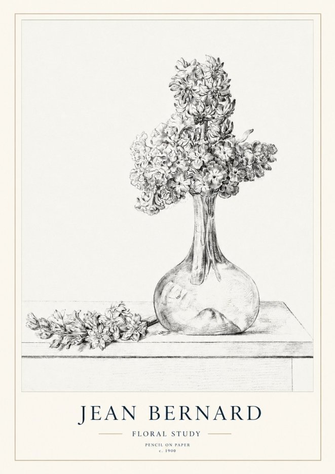 Jean Bernard Spring Blossoms No2 - Affiche
