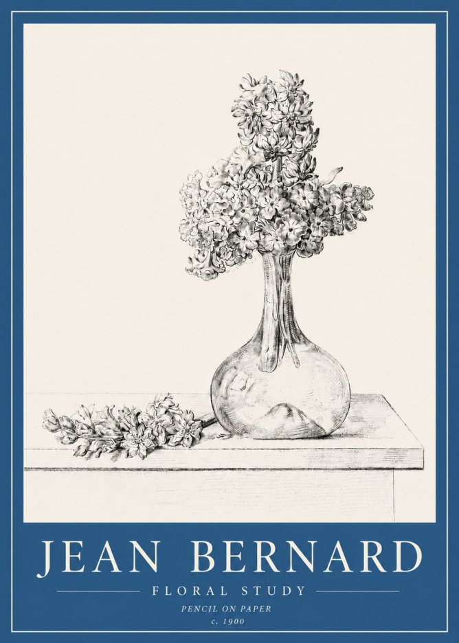 Jean Bernard Spring Blossoms No6 - Affiche