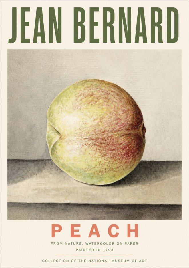 Jean Bernard Peach No5 - Affiche