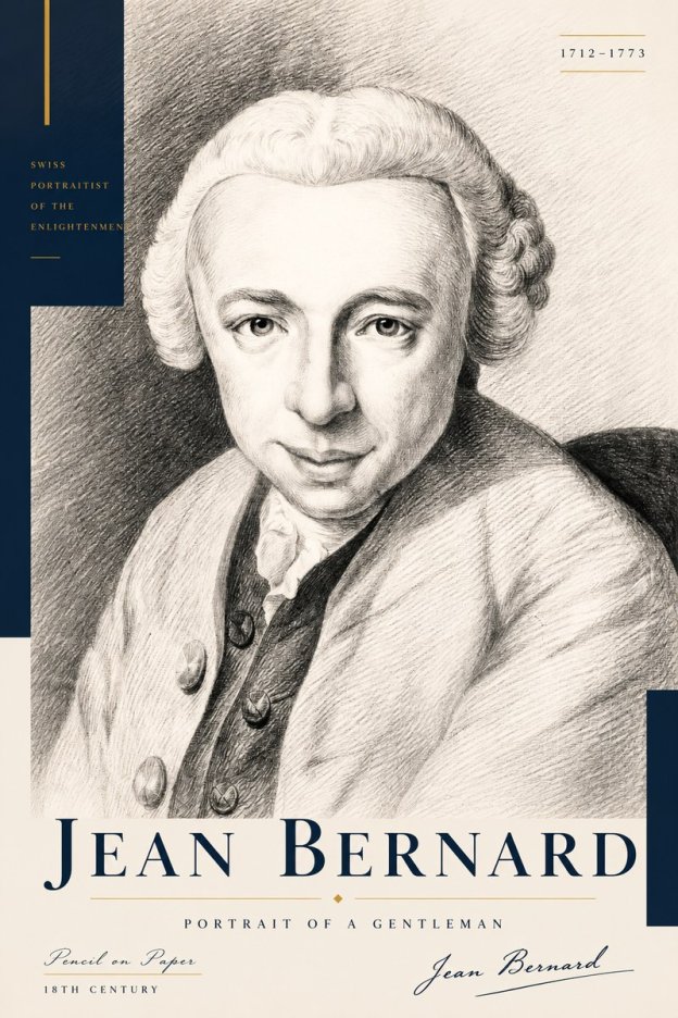Jean Bernard Portrait of a Gentleman I No3 - Affiche